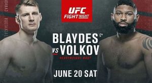 UFC Fight Night Блейдс Волков