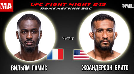 Вильям Гомис — Жоандерсон Брито. Прогноз на поединок в рамках UFC Fight Night 243